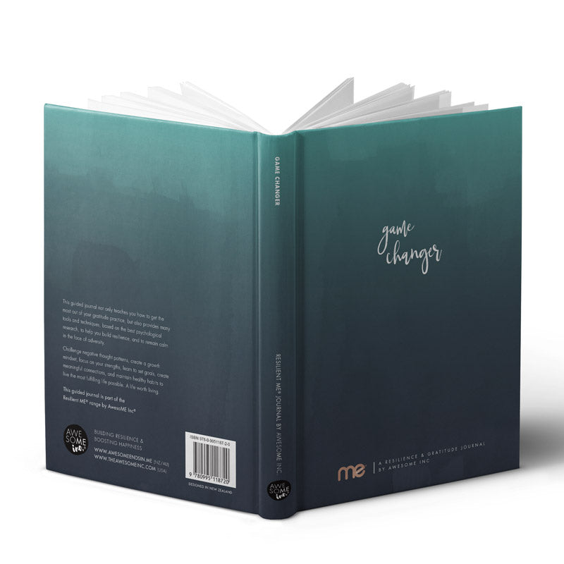 Resilient ME "Good Things" gratitude journal back cover