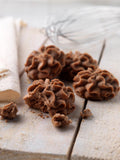 Lowrey Coffee butter cookies on a wooden board
