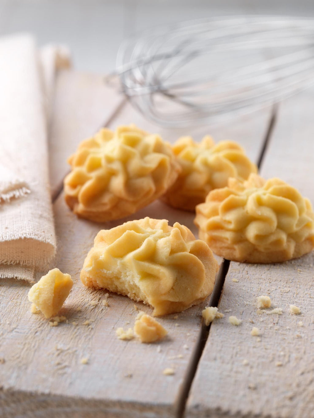 Lowrey Original butter cookies on a wooden board