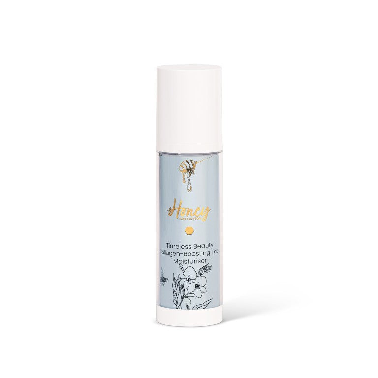 The Honey Collection face moisturiser bottle