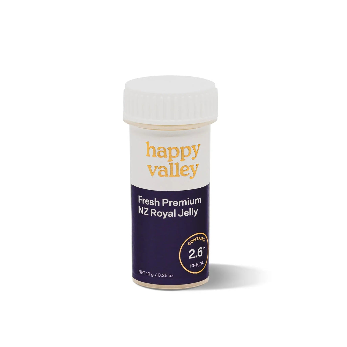 Happy Valley NZ Fresh Royal Jelly container
