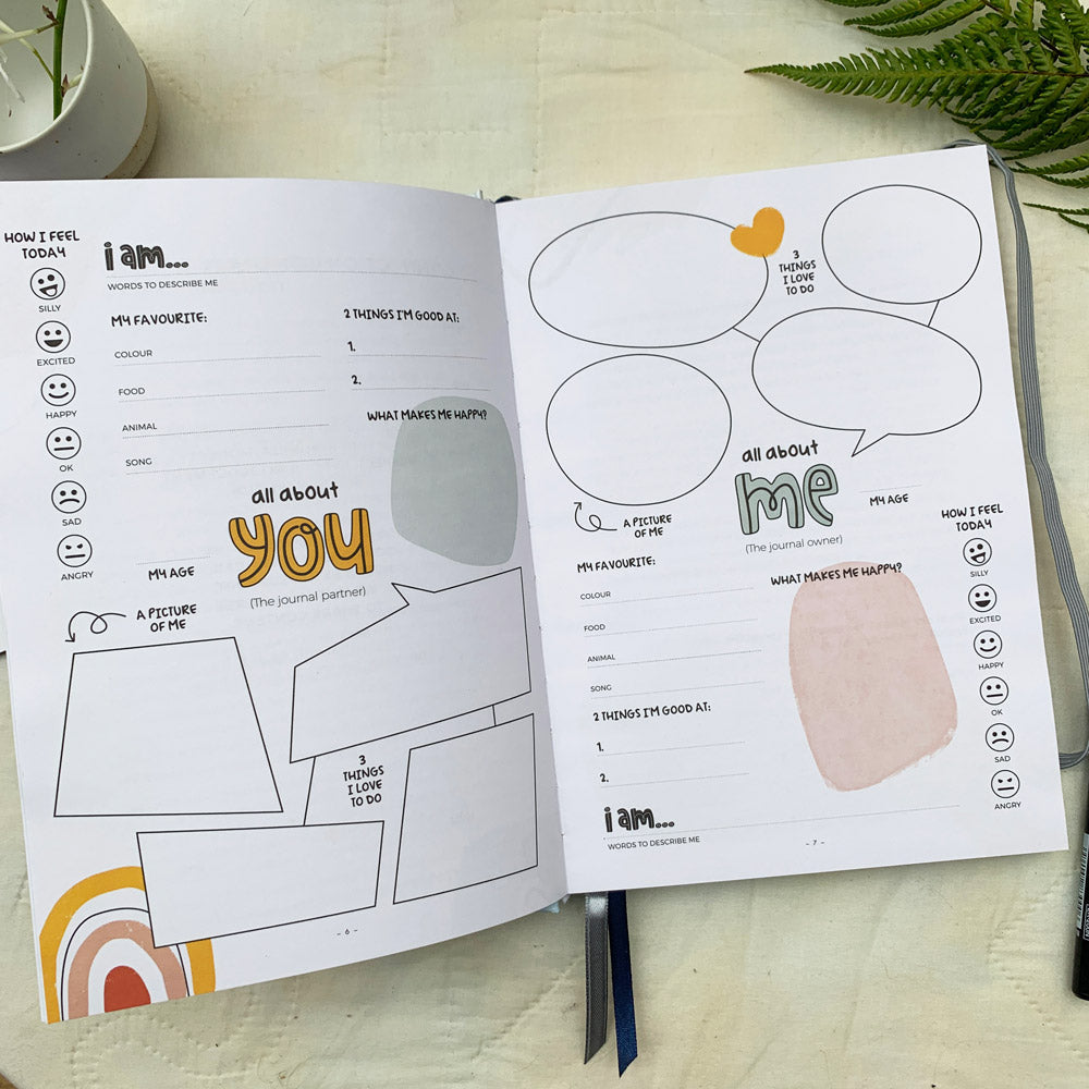You + ME Connection Journal "All about you" activity page