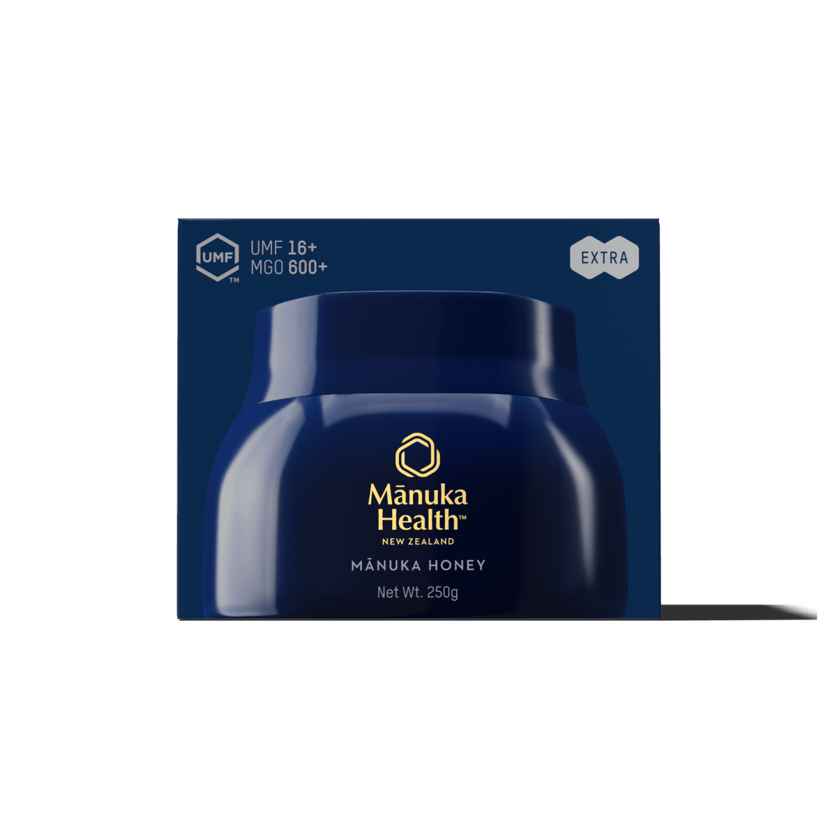 Manuka Health Manuka Honey Extra MGO 600+ jar and box