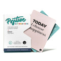 Positive Affirmations card set box with a card reading "Today I choose happiness"