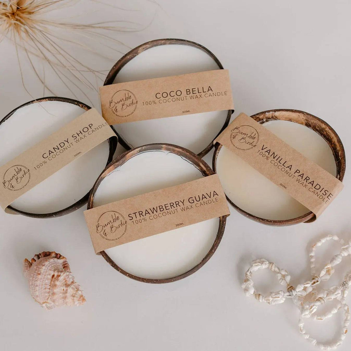 The Coconut Sanctuary – Shell Candle Collection