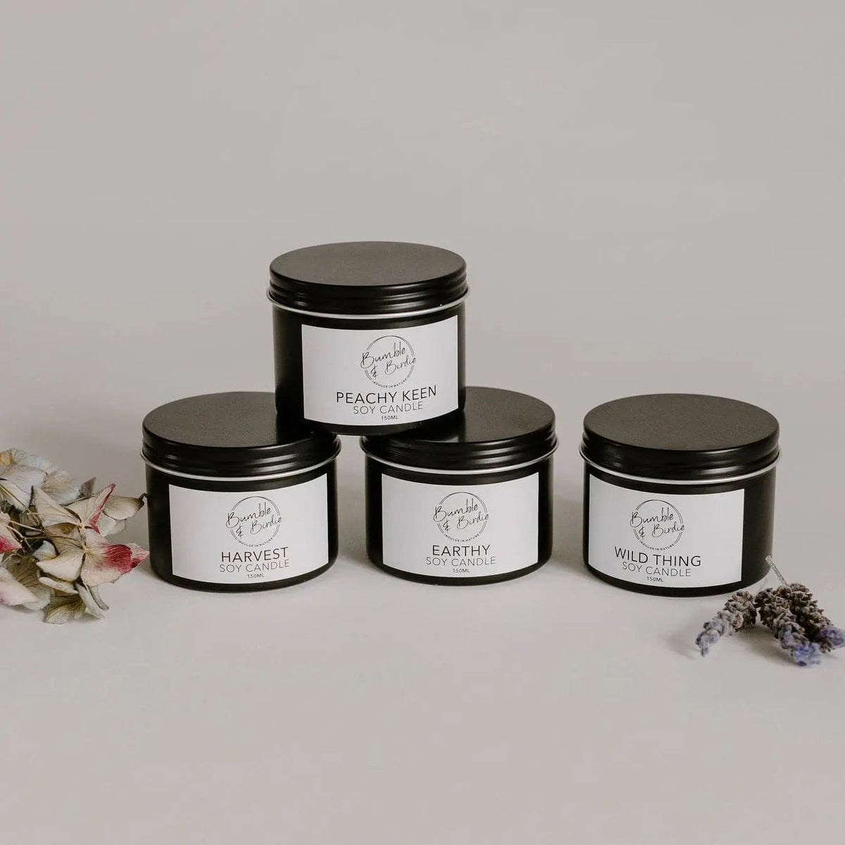 The Vintage Sanctuary – Tin Candle Collection