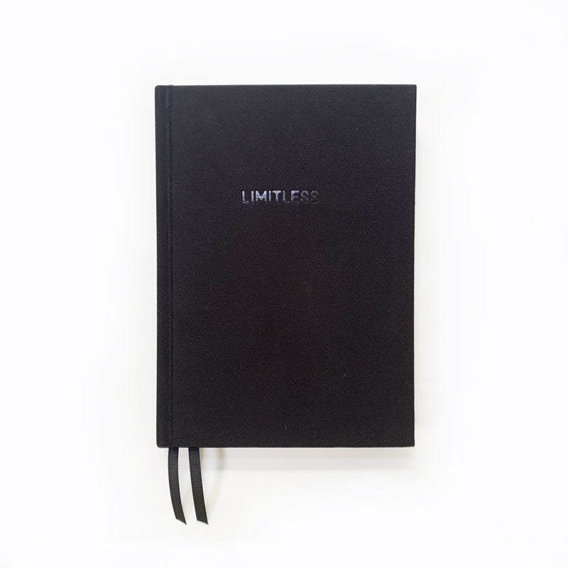 Black "Limitless" I Am... Mindset Journal cover